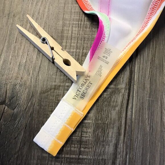 Victoria's Secret Women’s Two Piece Swim Suit Muliticolored Striped Size S/P - Picture 7 of 11